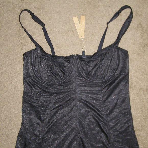 RARE NWT 2X 12-14 SKIMS Glissenette Catsuit Onyx Black Sexy Bodysuit - Picture 6 of 16